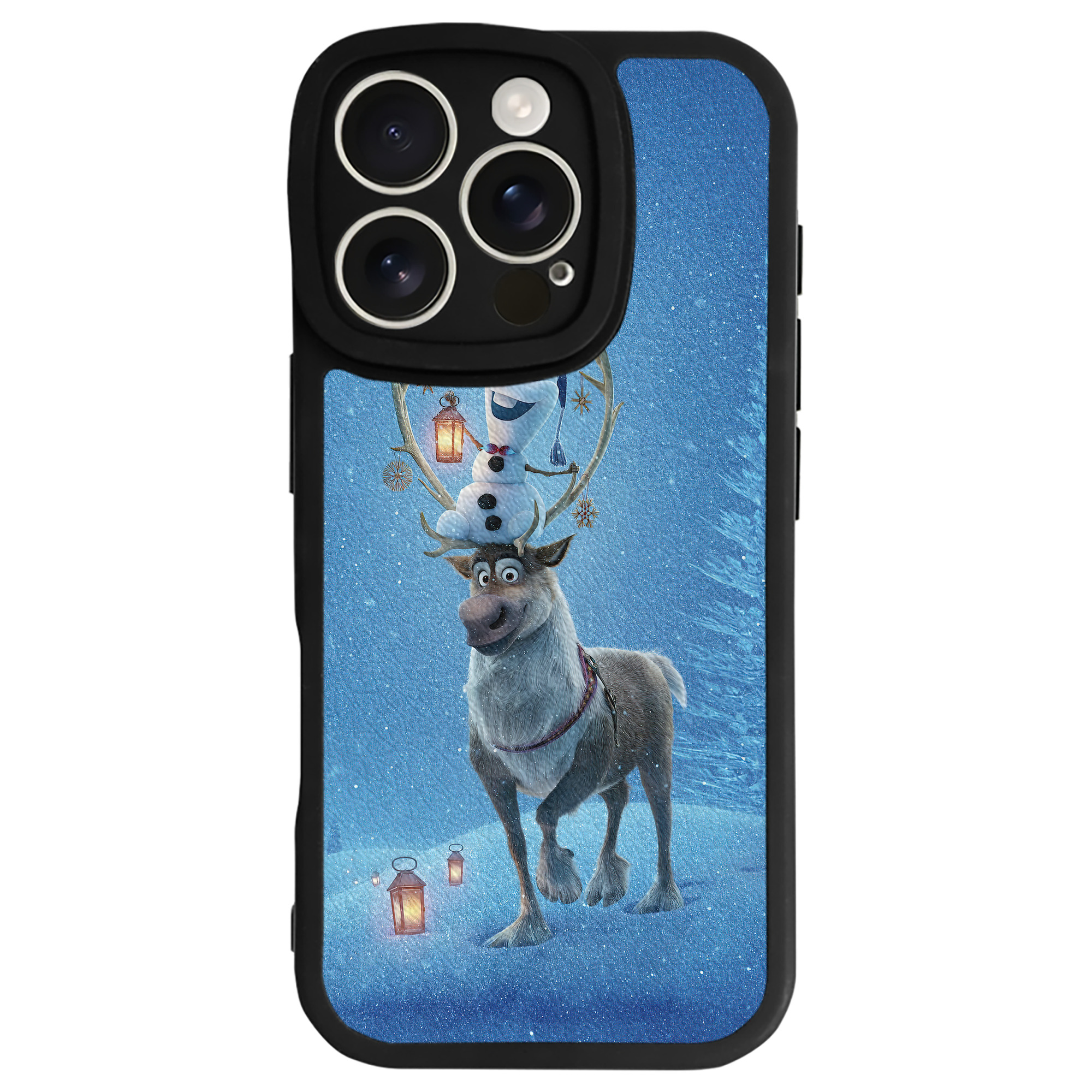 （画像用） アナと雪の女王 アンナ エルサ Frozen Anna Elsa 【iPhone 16シリーズ対応】シリコンスマホケース（レザー調） 材質：シリコン